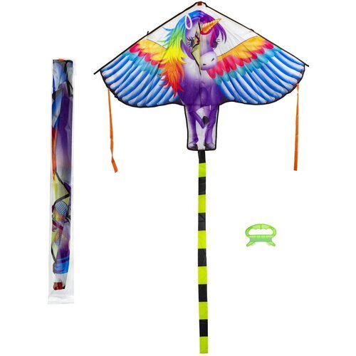 Воздушный змей Единорог 140180 см арт Т22366 766₽