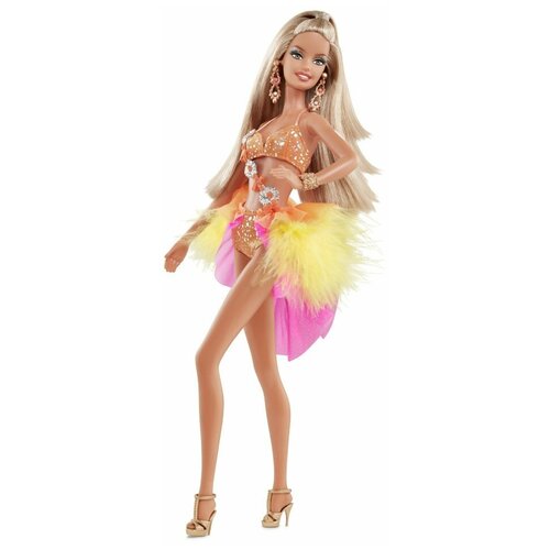 Кукла Barbie Танцующая со звездами Самба, W3317 танцующая кукла ангел