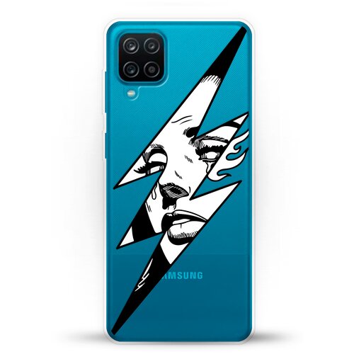 фото Силиконовый чехол молния на samsung galaxy a12 andy & paul