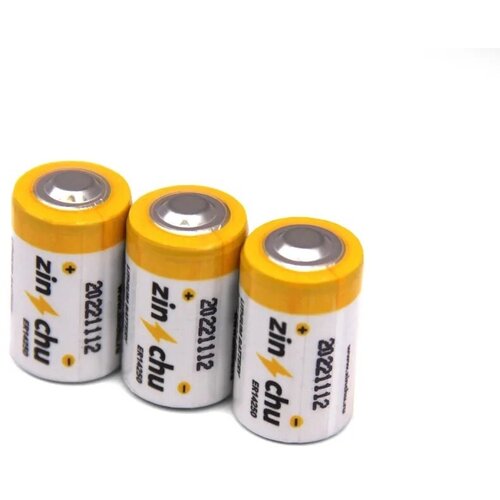 Батарейка литиевая Zinchu, тип ER14250, 3.6В, 3шт батарейка литиевая zinchu тип er34615 ax 3 6в с аксиальными выводами 2 шт