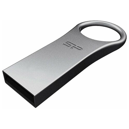 флэш драйв на32gb usb черный корпус es e01 картонная упаковка с европодвесом 59666 Флешка Silicon Power Firma F80 8 ГБ, 1 шт., серебристо-серый