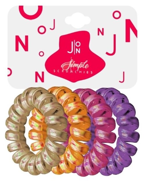 J: ON Резинки-пружинки для волос в ассортименте Simple Scrunchies