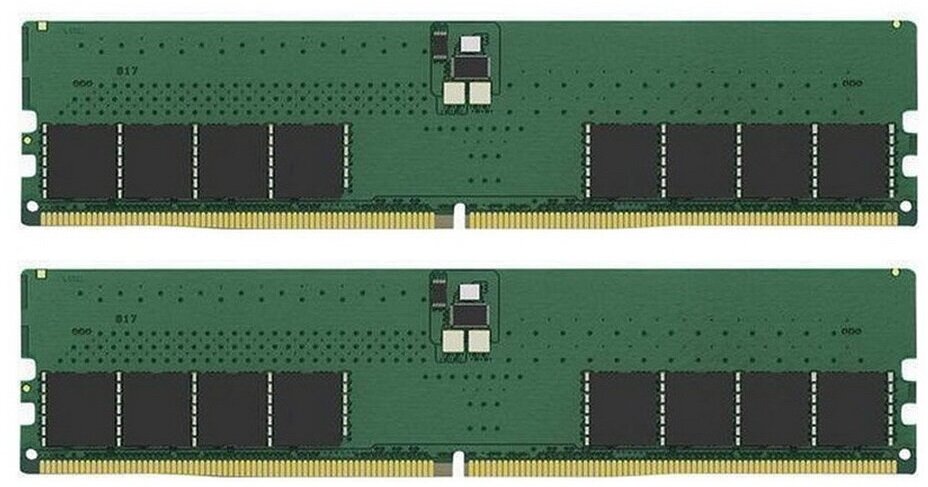 Kingston DDR5 64Gb (2x32Gb) 5200MHz pc-41600 Cl42, 1.1V (kvr52u42bd8k2-64)