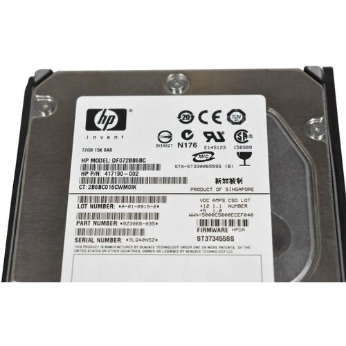 Жесткий диск HP 9Z3066-035 72,8Gb SAS 3,5