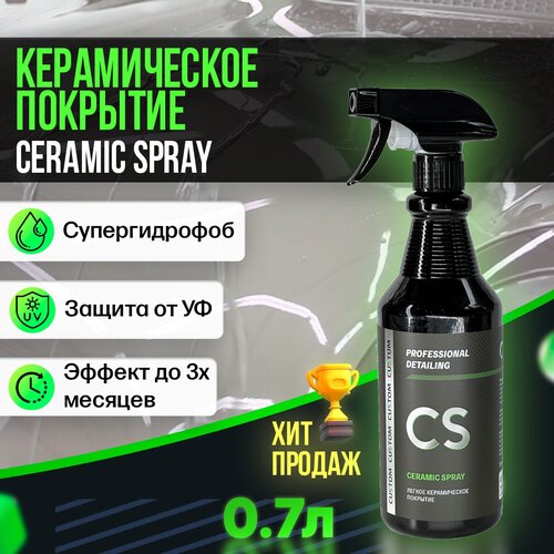 Быстрое керамическое покрытие для кузова Ceramic Spray, Custom, 700 мл