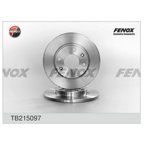 Диск тормозной передний FENOX TB215097 для а/м Peugeot 206 98-06, 306 93-00, Citroen Xsara 97-00, 247х13 мм.