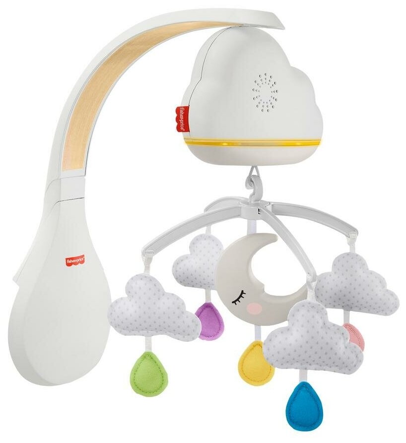 Fisher-Price Calming Clouds Mobile & Soother детская подвесная игрушка GRP99