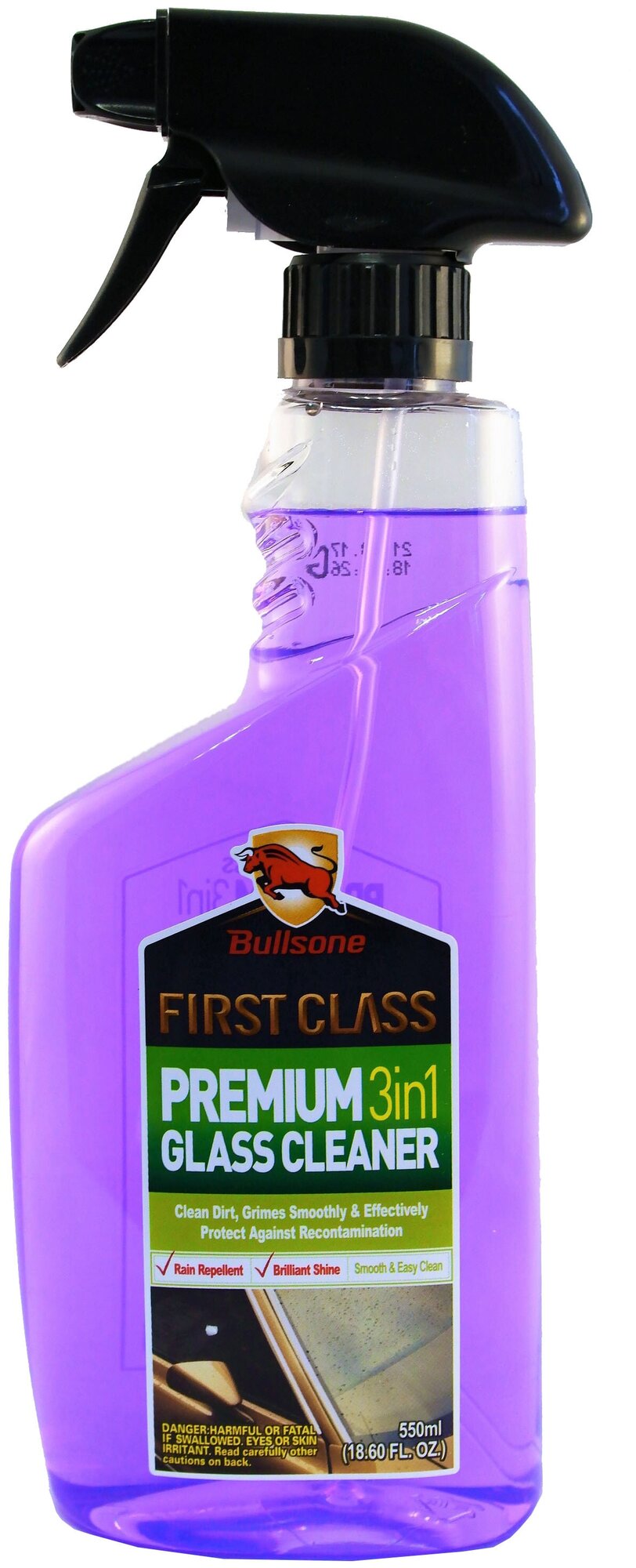 Очиститель стекол Premium 3 in 1 Glass Cleaner 550мл CLNS 10684900, шт