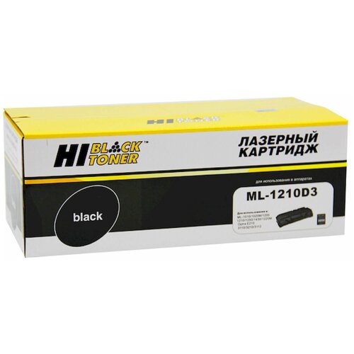 Картридж Hi-Black HB-ML-1210D3, 3000 стр, черный картридж colouring ml 1210d3 109r00639 для принтеров samsung ml 1210 ml 1250 ml 1430 ml 1010 ml 1020m ml 1220m ml 200 ml 210 xerox phaser 3110 3210 3000 копий совместимый