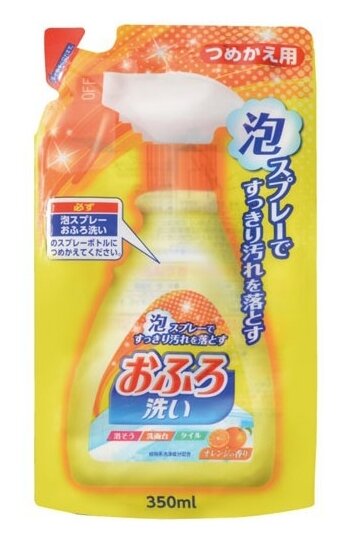 Чистящая пена для ванны с апельсиновым маслом запасной блок Nihon Detergent