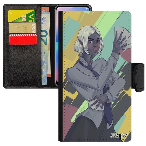 фото Чехол-книжка на мобильный iphone 8, "фокусник" манга трюк utaupia