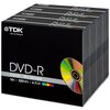 Диск TDK DVD-R 4,7Gb 16x Color slim, упаковка 20 штук - изображение