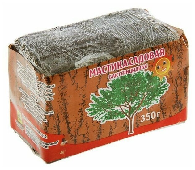 фото Мастика садовая бактерицидная для заживления ран на деревьях КХЗ, 0,35 кг