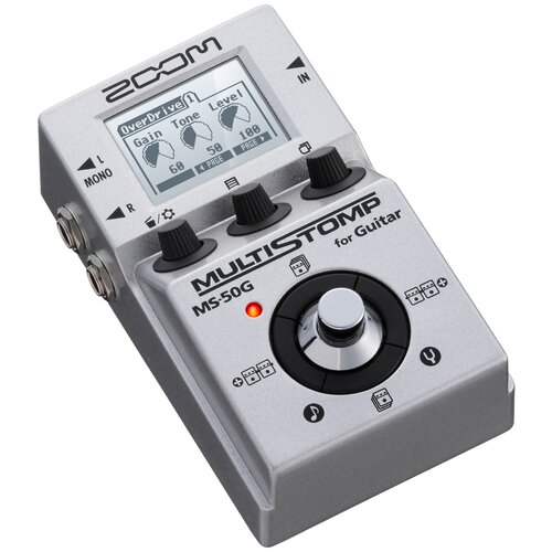 фото Zoom ms-50g компактная мульти педаль эффектов для электрогитары