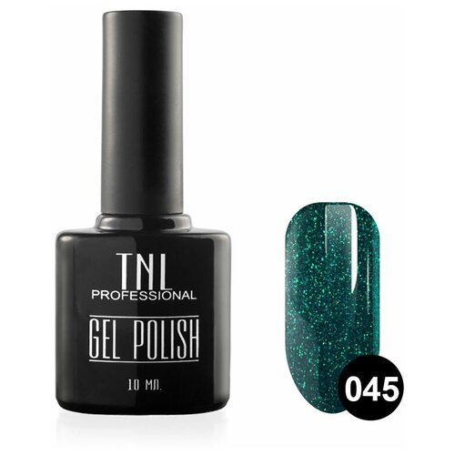 TNL Professional Гель-лак Classic (блестящие), 10 мл, №045 - изумруд