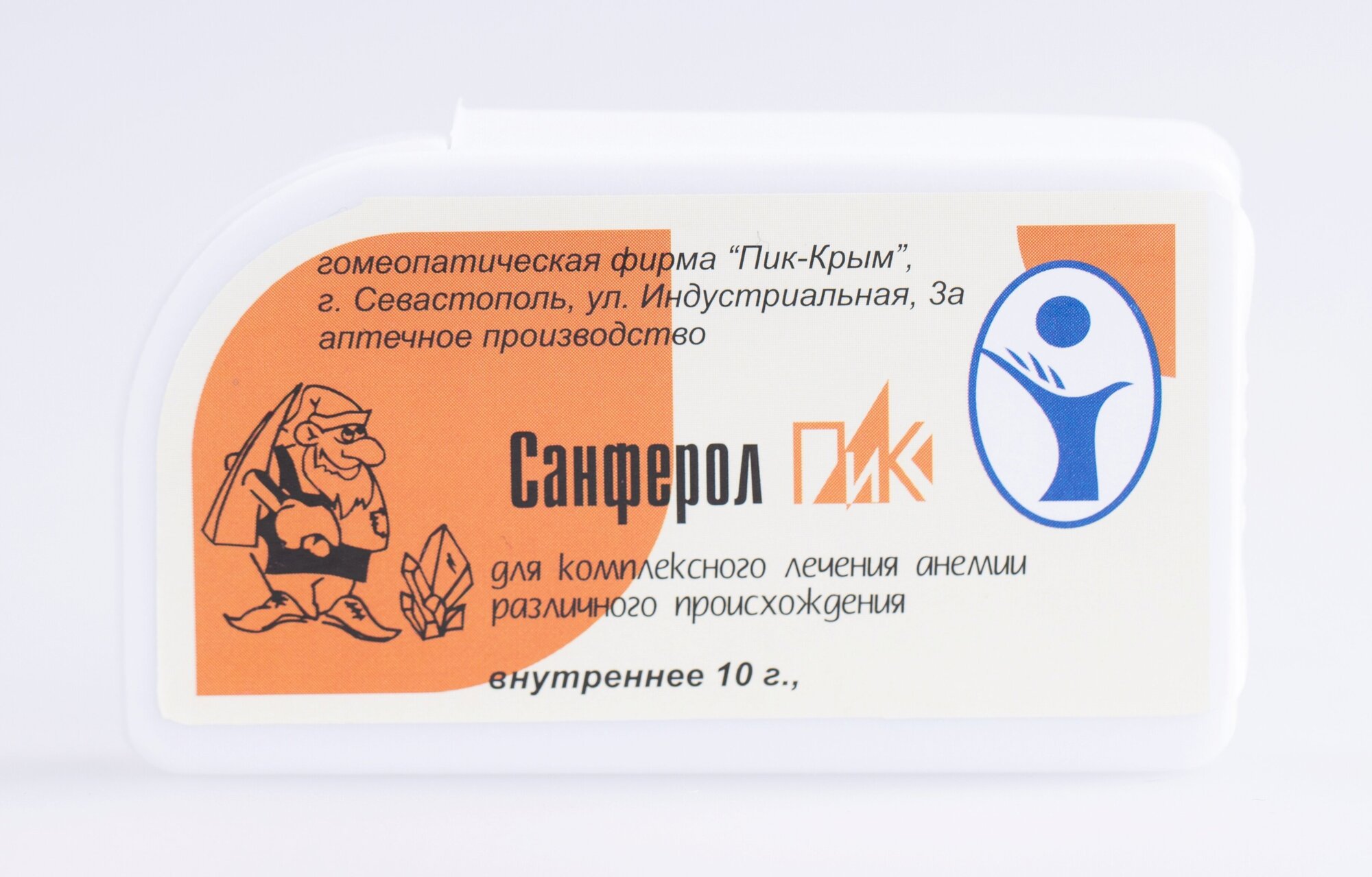 Санферол-ПиК гомеопатические гранулы при анемии 10 гр.