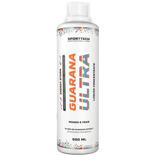 фото Предтренировочный комплекс sport technology nutrition guarana ultra liquid concentrate манго-груша 500 г 1 шт. 500 мл