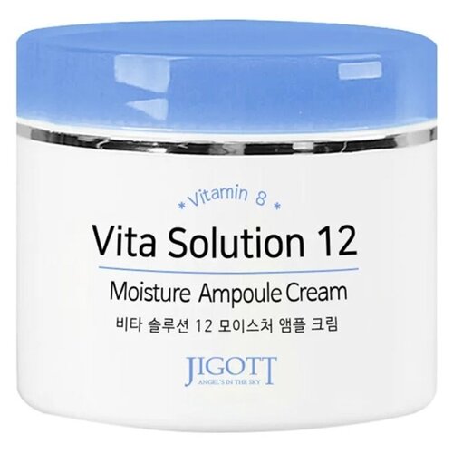 Увлажняющий ампульный крем для лица Jigott Vita Solution 12 Moisture Ampoule Cream 100 ml