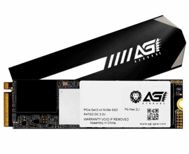 Накопитель SSD AGI 256Gb PCI-E NVMe M.2 AI198 (AGI256G16AI198)