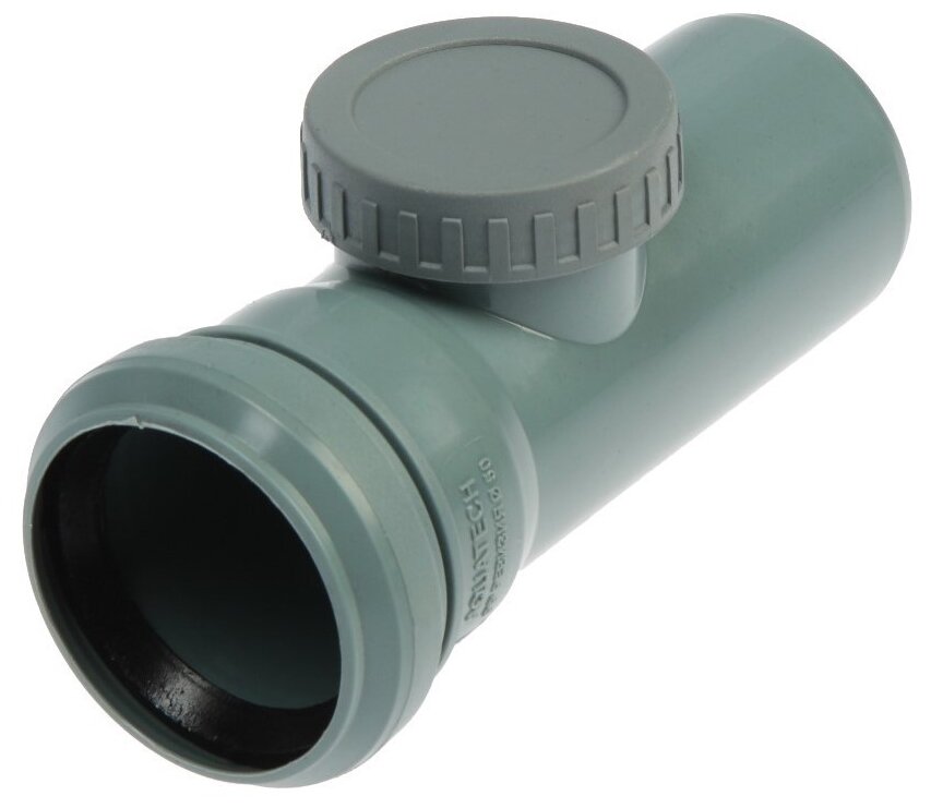 фото Муфта ревизионная для внутренней канализации FLEXTRON 142572 Ду 50мм полипропилен