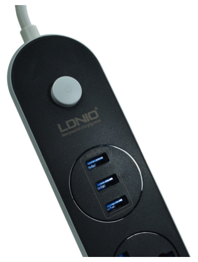 Сетевой фильтр Ldnio Power Socket 3 розетки 3 USB (SE3301) - фотография № 6