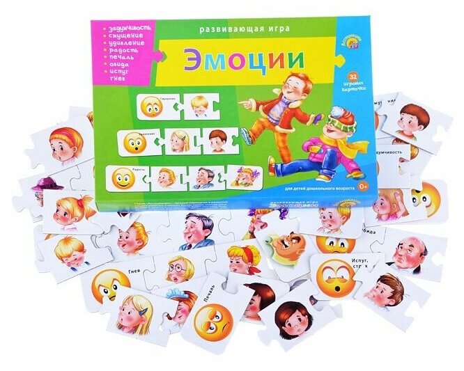 Настольная игра Рыжий кот Ассоциации-Цепочкой. Эмоции - фото №4