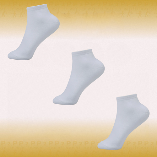 фото Женские носки p2p online укороченные, бесшовные, износостойкие, быстросохнущие, размер 36 - 41, белый, черный