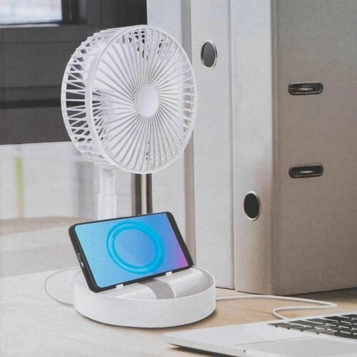 Настольный вентилятор с кабелем USB Белый 94900₽
