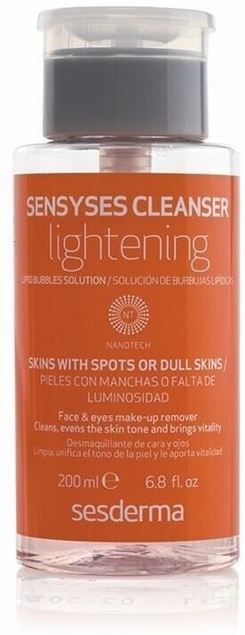 SesDerma липосомальный лосьон для снятия макияжа Sensyses Cleanser Lightening