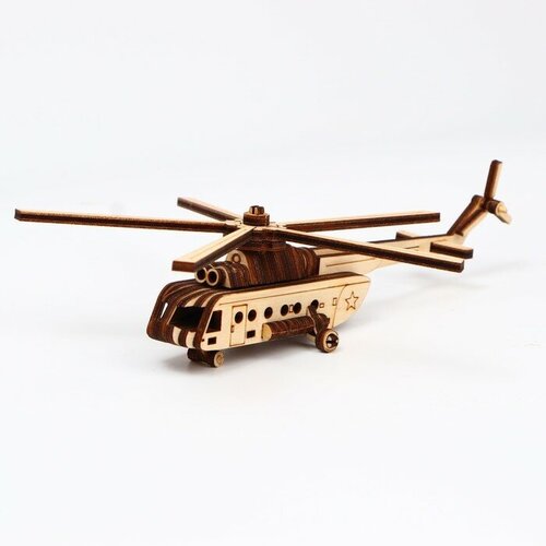 cборная модель вертолёт 50 деталей Cборная модель «Вертолёт» 50 деталей