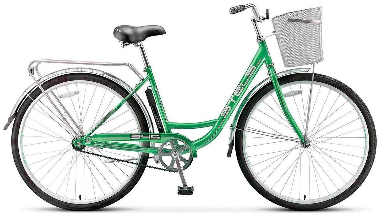 Комфортный велосипед Stels Navigator 345 28" Z010 (2018) 20" Темно-зеленый (176-186 см)