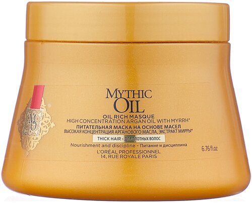 Маска LOreal Professionnel Mythic Oil для плотных волос,  200 мл