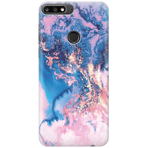 фото Cиликоновый чехол на huawei nova 2 lite / хуавей нова 2 лайт с принтом "blue marble" gosso