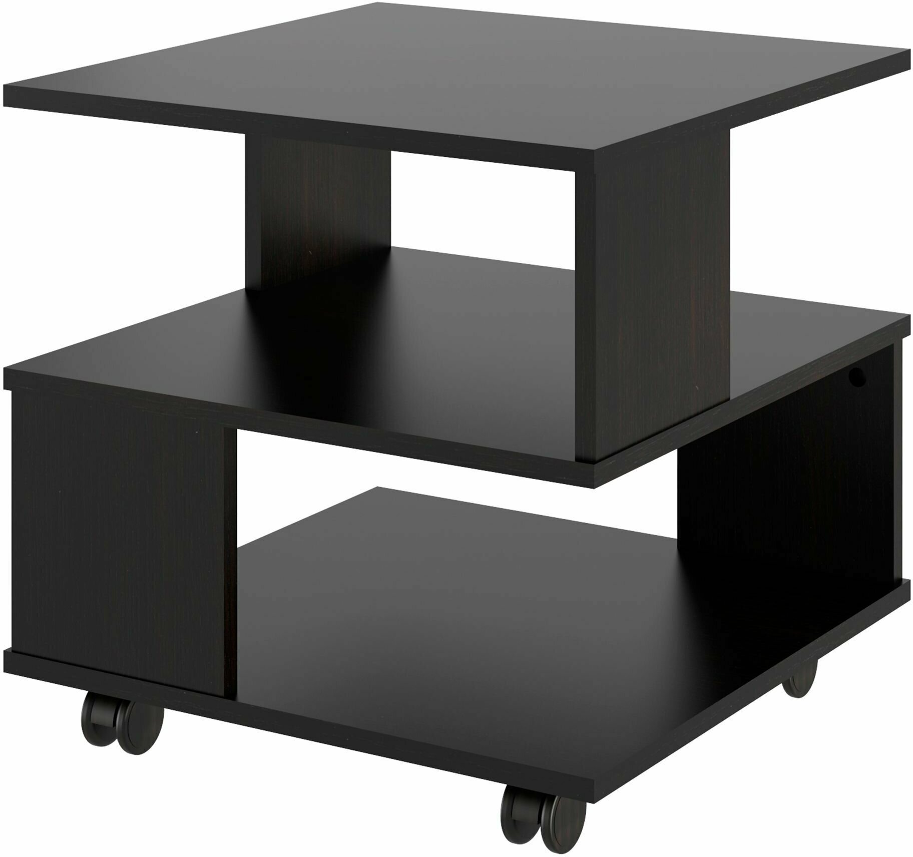 Журнальный столик, сервировочный стол Beneli алекс, квадратный, Дуб феррара, 49,5х49,5х48,3 см, 1 шт.