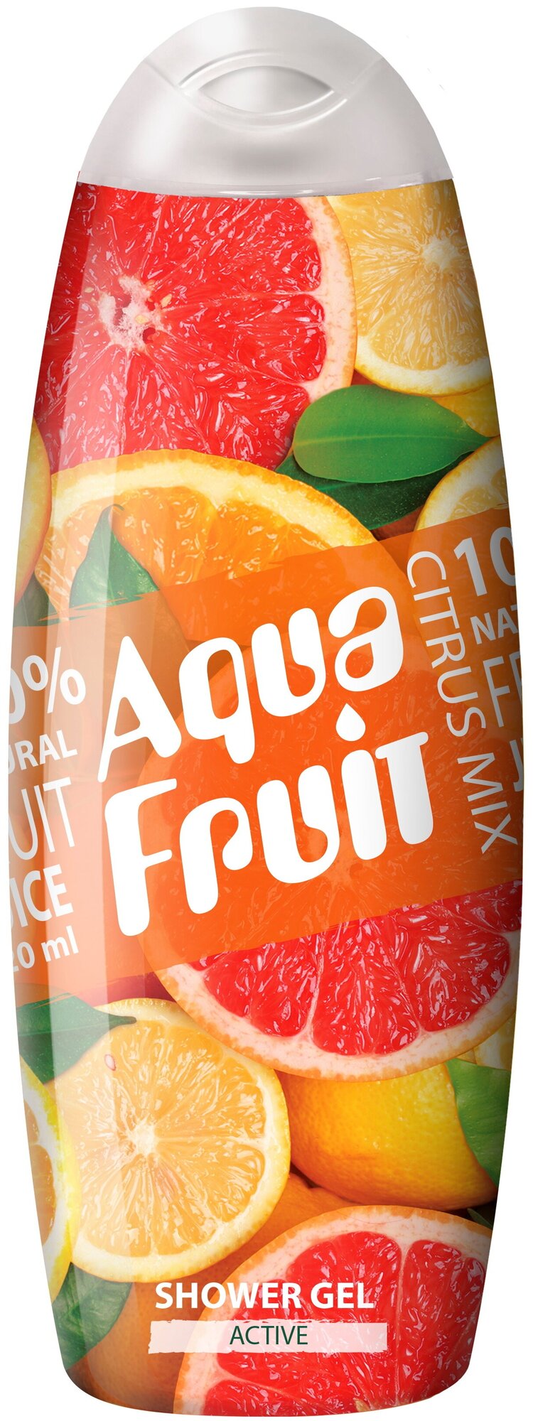 Гель для душа AQUAFRUIT citrus mix active