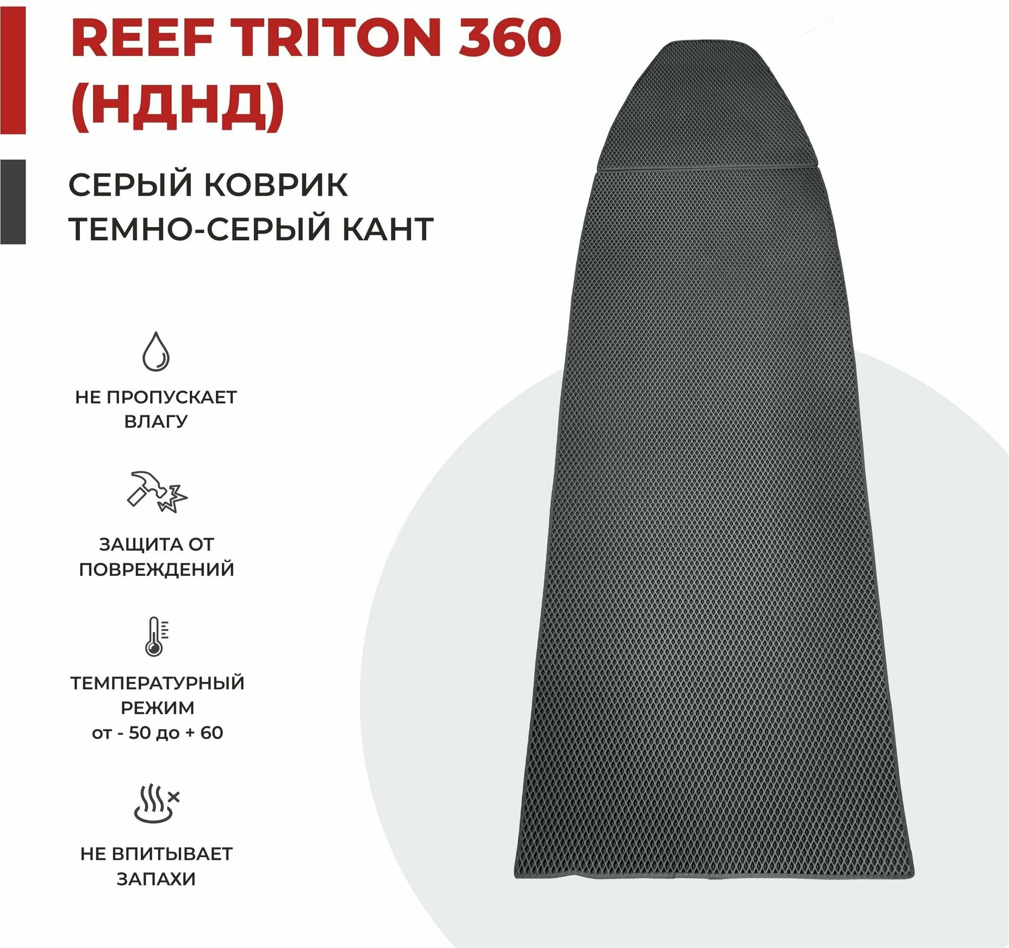 EVA коврик в лодку ПВХ Reef Triton 360 НДНД 254*86