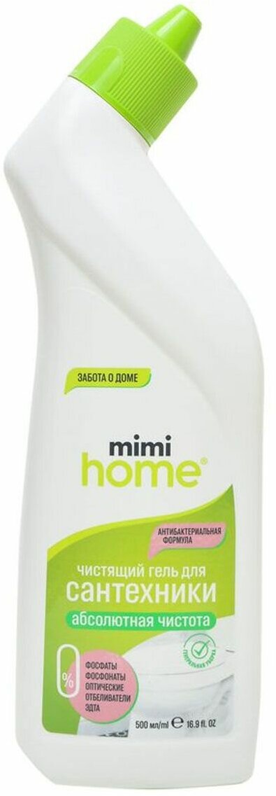 Mimihome Чистящий гель для сантехники Абсолютная чистота, 500 мл Mimi Home - фото №1