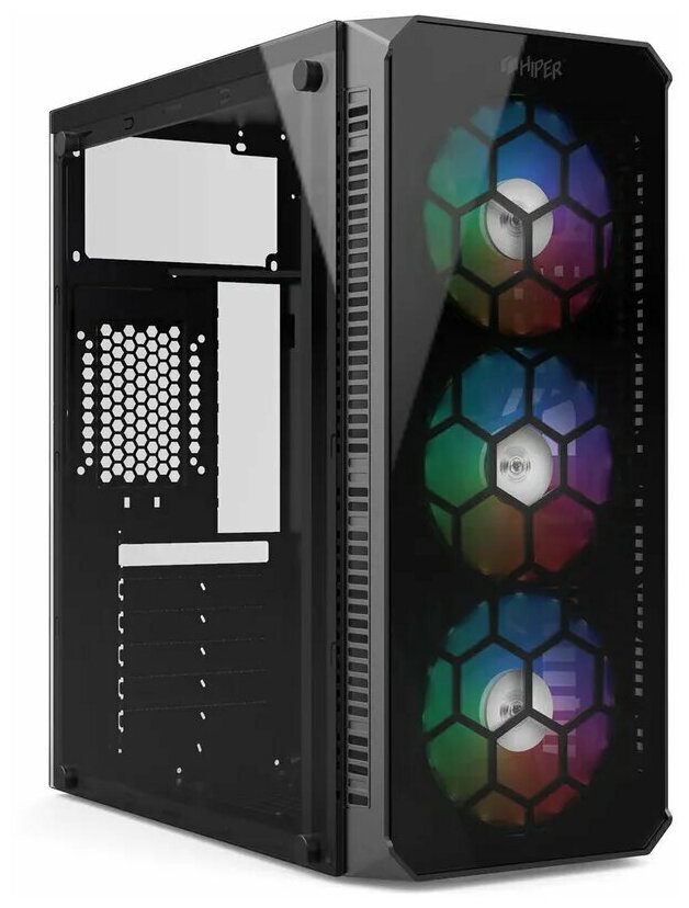 Игровой системный блок юкомс i3-10100f, RTX3050 8GB GDDR6, ssd 480, hdd 1tb, 16Gb, БП 600W, win 10 pro, office 19 business, WI-FI