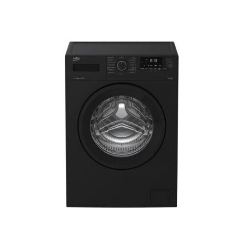 Стиральная машина Beko WSRE6512ZAA класс A загр фронтальная макс6кг антрацит 2959100₽