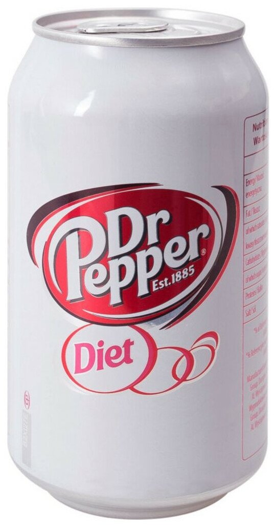 Газированный напиток Dr.Pepper Diet Zero / Др.Пеппер Зеро 330 мл (Польша)