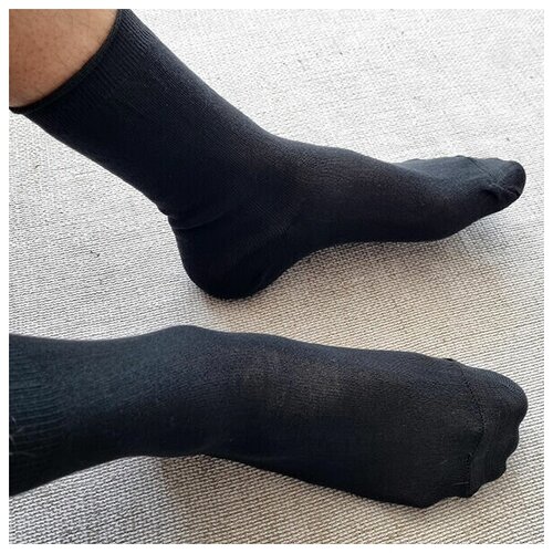 Носки Мини, 10 пар, размер 41-47, черный носки мужские дезодорирующие спортивные из полиэстера
