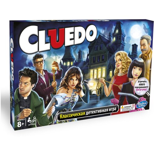 Настольная игра Hasbro Игры Клуэдо (обновленная) 38712 игра настольная клуэдо жулики hasbro games