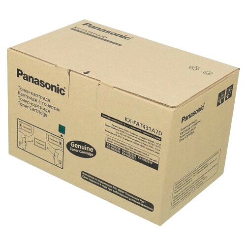 Картридж лазерный Panasonic KX-FAT431A7D черный x2упак. для Panasonic KX-MB2230/2270/2510/2540