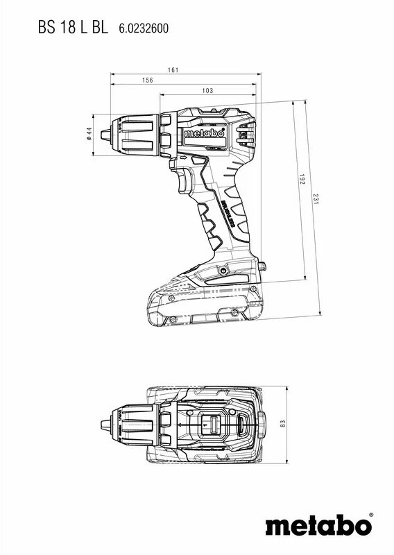 Аккумуляторная дрель-шуруповерт Metabo BS 18 L BL 602326800 - фотография № 5