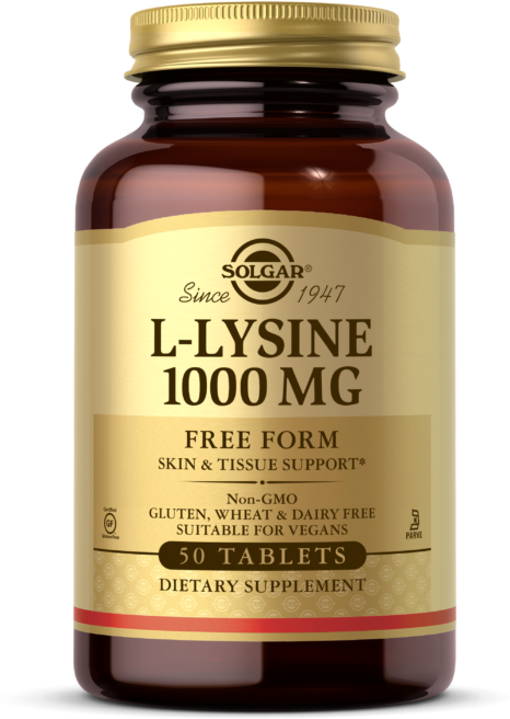 Аминокислота Solgar L-Lysine 1000 мг 50 таблеток