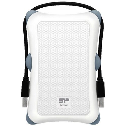Портативный HDD Silicon Power Armor A30 2 TB USB 3.2, белый, резина