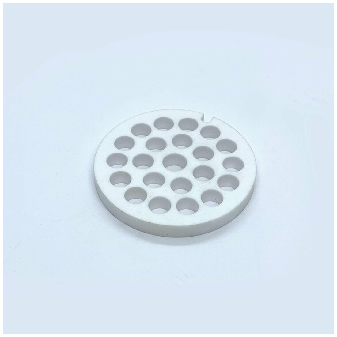 Керамический режущий диск для мясорубки Bosch (D-53,5/8мм, раб. отв. 7mm)