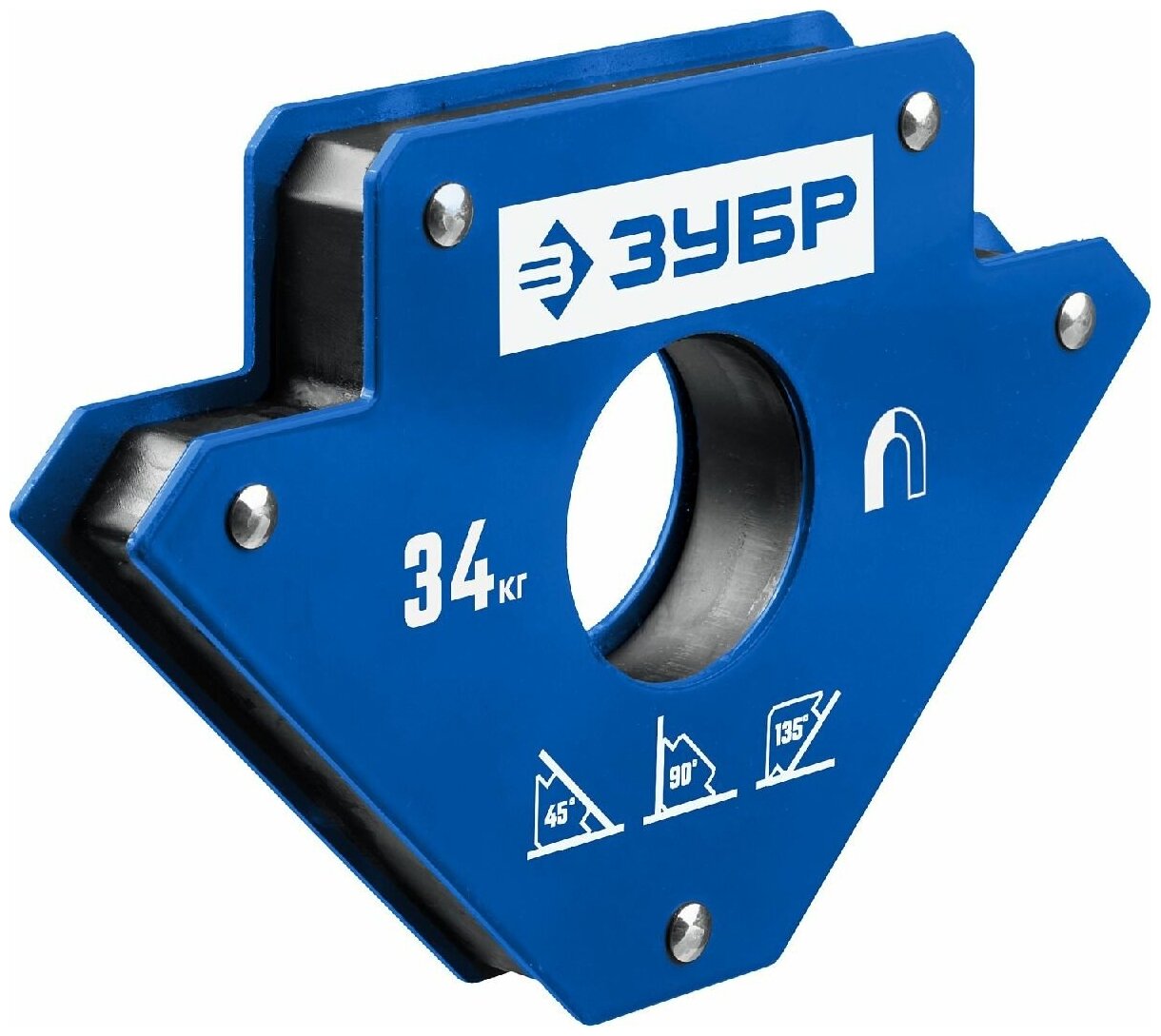ЗУБР УМ-3 до 34 кг угольник магнитный для сварочных работ (40050-34)