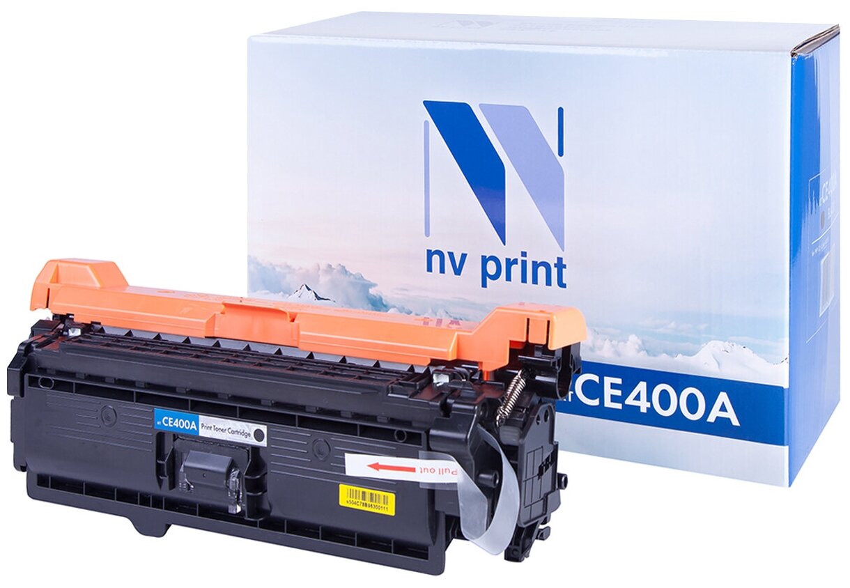 Лазерный картридж NV Print NV-CE400ABk для HP LaserJet Color M551n, M551xh, M551dn, M570dn, M570dw, M575dn (совместимый, чёрный, 5500 стр.)