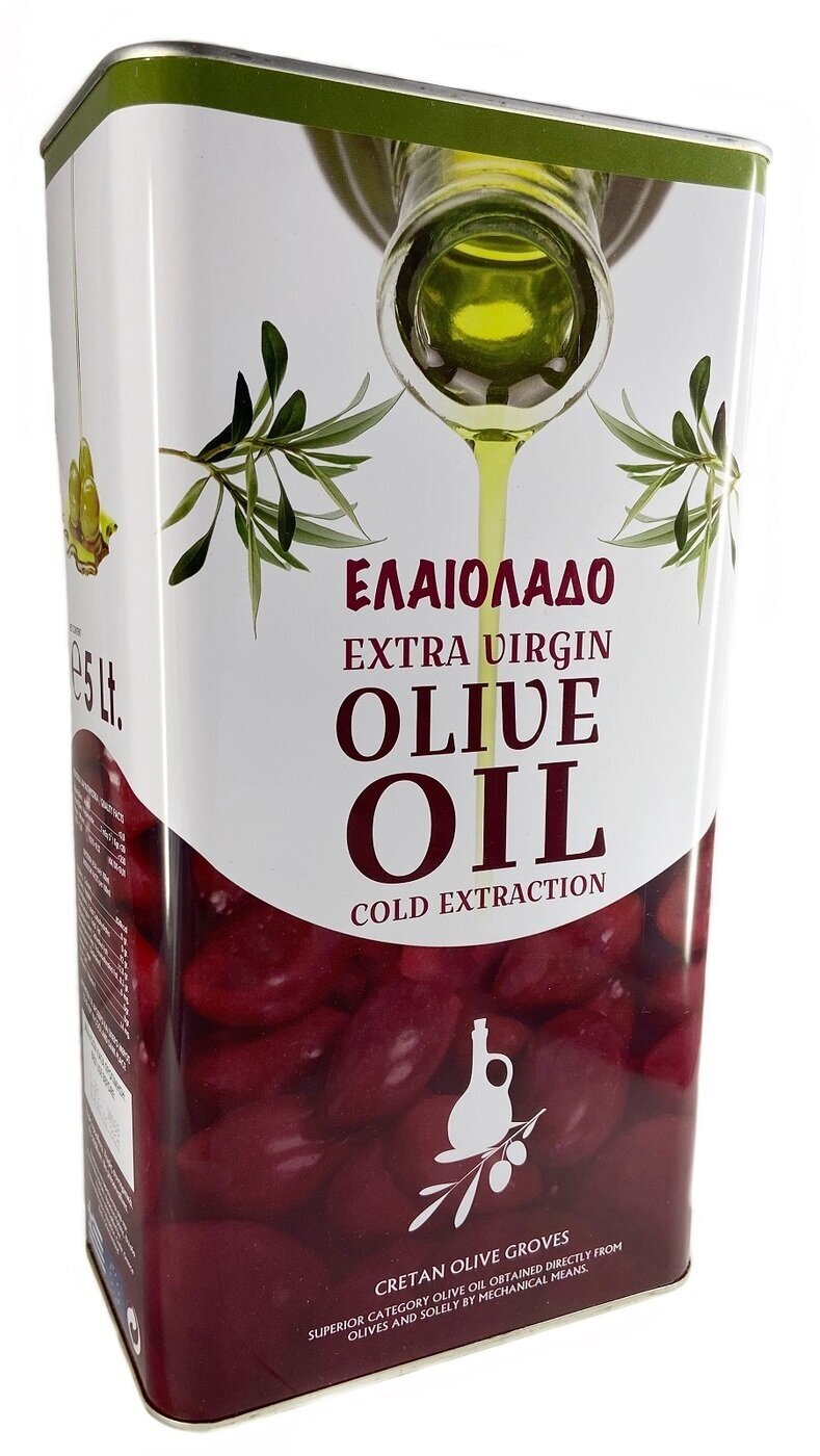 Масло оливковое Extra Virgin Olive Oil, Elaiolado, 5 л (Греция), GERYRA S.A.